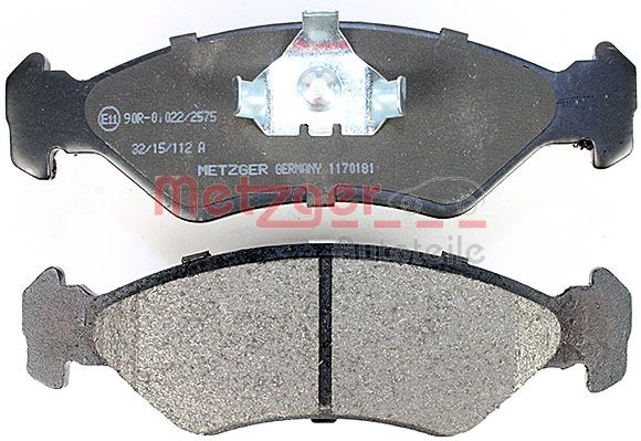 METZGER 1170181 Bremsbelagsatz, Scheibenbremse